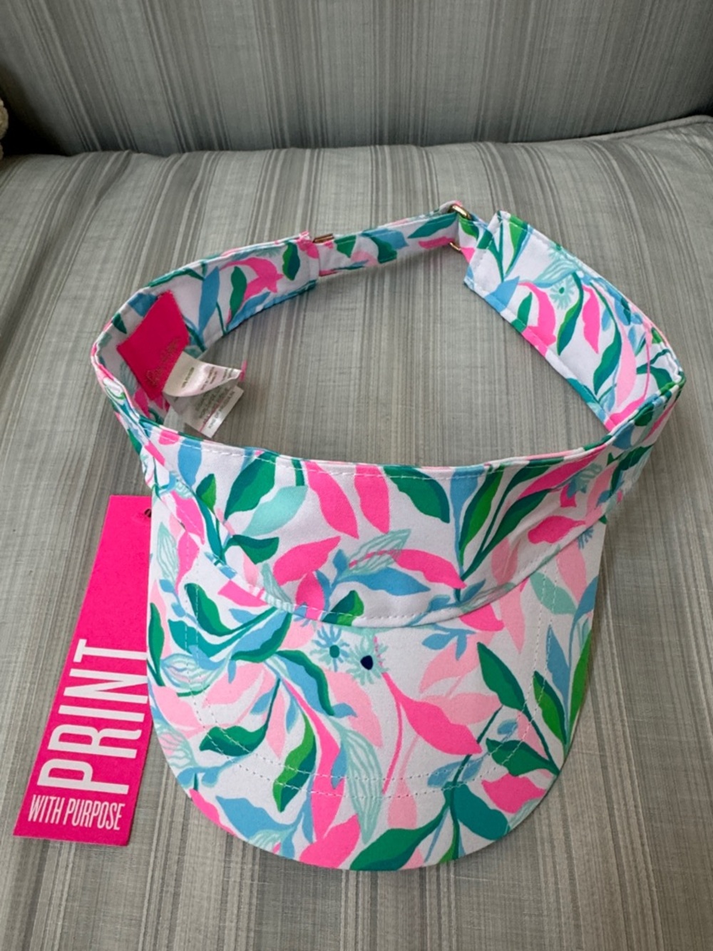 Lilly Pulitzer Floral Visor - one size - NWT